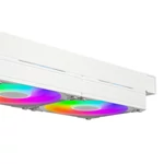 Kép 5/11 - ID-Cooling CPU Water Cooler - FX240 INF WHITE (27.2dB; max. 98,54 m3/h; 2x12cm, fehér)