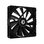 Kép 3/5 - ID-Cooling Cooler 14cm - WF-14025-XT BLACK (32,6dB, max. 130,48 m3/h, 4pin PWM, fekete)