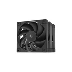 Kép 1/7 - DeepCool Cooler 12cm - FD12 (3in1) (27,6dB; max. 109,07 m3/h; 3pin csatlakozó; hydro bearing, ház hűtésre, PWM)