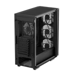 Kép 6/15 - DeepCool Számítógépház - MATREXX55 MESH V4 C (fekete, ablakos, 3x14cm + 1x12cm A-RGB venti, ATX, 1xUSB3.0, Type-C)