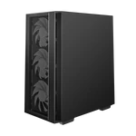 Kép 8/15 - DeepCool Számítógépház - MATREXX55 MESH V4 C (fekete, ablakos, 3x14cm + 1x12cm A-RGB venti, ATX, 1xUSB3.0, Type-C)