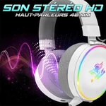 Kép 4/11 - Spirit of Gamer Wireless Fejhallgató - MIC-XH1700W (MultiPlatform, mikrofon, hangerőszabályzó, nagy-párnás, fehér)