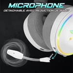 Kép 5/11 - Spirit of Gamer Wireless Fejhallgató - MIC-XH1700W (MultiPlatform, mikrofon, hangerőszabályzó, nagy-párnás, fehér)
