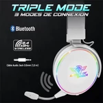 Kép 8/11 - Spirit of Gamer Wireless Fejhallgató - MIC-XH1700W (MultiPlatform, mikrofon, hangerőszabályzó, nagy-párnás, fehér)