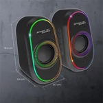 Kép 9/11 - Spirit of Gamer Hangszóró 2.0 - Fanatic 500 (PC/Mac, Bluetooth/3,5mm Jack, fekete)