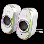 Kép 1/11 - Spirit of Gamer Hangszóró 2.0 - Fanatic 500 Arctic (PC/Mac, Bluetooth/3,5mm Jack, fehér)