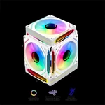 Kép 11/13 - Spirit of Gamer Számítógépház - SPARK Arctic (fehér, ablakos, 9x12cm ventilátor, alsó táp,  ATX, 2xUSB3.0, 1xUSB-C)