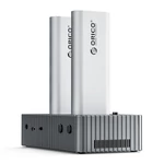 Kép 1/2 - Orico M.2 SSD Dokkoló - IT28N-C-EU (2xM.2 NVMe -> USB-A/C, Max.: 8 TB, Klón funkció, Max.: 40Gbps, szürke)