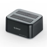 Kép 2/4 - Orico HDD/SSD Dokkoló - 6829C3-V1-EU-BK (2x 2,5