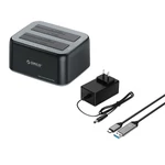 Kép 4/4 - Orico HDD/SSD Dokkoló - 6829C3-C-EU-BK (2x 2,5