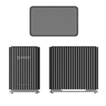 Kép 2/2 - Orico DAS - 9758C3-V1-EU-BK (4x 2,5/3,5 HDD/SSD -&gt; USB-A/C, Max.: 110TB, fekete)