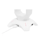 Kép 4/5 - The G-Lab Fejhallgató állvány - K-STAND-RADON-W  (fehér, 2xUSB3.0, műanyag)