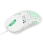Kép 3/5 - The G-Lab Gamer Egér - KULT-OXYGEN-W (12800 DPI, 60g, 6 gomb, RGB, fehér)