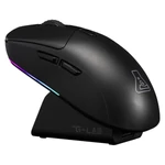 Kép 1/5 - The G-Lab Vezeték nélküli Gamer Egér - KULT TITAN PRO B (12000 DPI, Pixart PAW 3311, USB/2,4Ghz/Bluetooth, RGB, dokkoló)