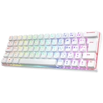 Kép 1/10 - Spirit of Gamer Billentyűzet Mechanikus - XPERT K200 White  (TKL, SOG red, RGB LED,USB, anti-ghosting, fehér, magyar)