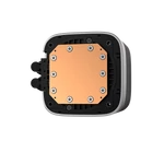 Kép 2/6 - DeepCool CPU Water Cooler - LP360 (max 21dB; max. 122,39 m3/h; 3x12cm, LED kijelző, fekete)