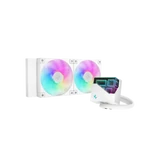 Kép 1/6 - DeepCool CPU Water Cooler - LT240 WH ARGB (max 19dB; max. 145,86 m3/h; 2x12cm, fehér)