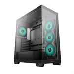 Kép 3/15 - DeepCool Számítógépház - CG580 4F (fekete, ablakos, 4x12cm A-RGB, BTF, ATX, 2xUSB3.0, 1xUSB2.0)