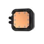 Kép 2/6 - DeepCool CPU Water Cooler - LQ240 (max 21dB; max. 122,39 m3/h; 2x12cm, LED kijelző, fekete)
