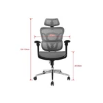 Kép 6/8 - Equip Szék - 651050 (Premium, ergonomikus, Max teherbírás: 150kg, szürke)