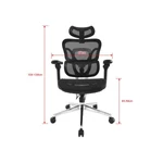 Kép 6/8 - Equip Szék - 651051 (Premium, ergonomikus, Max teherbírás: 150kg, fekete)