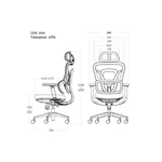 Kép 8/8 - Equip Szék - 651053 (Premium, ergonomikus, Max teherbírás: 150kg, fekete)