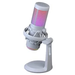 Kép 5/8 - Rampage Mikrofon - BEMOL (USB, PC/MAC/Android, zajelnyomó, állvány, fehér, 2m kábel, RGB)