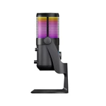 Kép 4/7 - Rampage Mikrofon - DIYEZ (USB, PC/MAC/Android, zajelnyomó, állvány, fekete, 2m kábel, RGB)