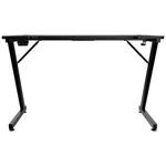 Kép 4/5 - The G-Lab Gamer Asztal - K DESK ELECTRON EX (120x60cm, fém, pohártartó, fejhallgatótartó, fekete, RGB LED)
