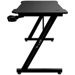Kép 4/5 - The G-Lab Gamer Asztal - K-DESK YTTRIUM (120x60cm, fém, pohártartó, fejhallgatótartó, fekete)