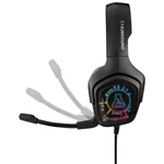 Kép 3/5 - The G-Lab Fejhallgató - KORP COBALT 7.1 EX (mikrofon, USB, hangerőszabályzó, nagy-párnás, RGB, fekete)