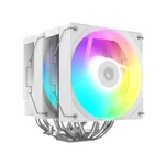 Kép 4/8 - ID-Cooling CPU Cooler - FROZN A620 PRO SE ARGB WH (27,2dB; max 98,54 m3/h; 4Pin csatlakozó, 6 db heatpipe, 2x12cm, PWM)