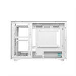 Kép 6/11 - DeepCool Számítógépház - CH260 WH (fekete, Mini-ITX/Micro ATX (BTF), 2xUSB3.0, Type-C, fehér)