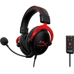 Kép 2/4 - HyperX Fejhallgató - Cloud III (Vezetékes, USB-A/USB-C/3,5mm Jack, fekete/piros)