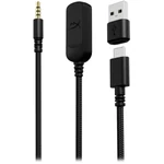 Kép 4/4 - HyperX Fejhallgató - Cloud III (Vezetékes, USB-A/USB-C/3,5mm Jack, fekete/piros)