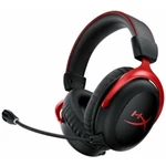 Kép 1/6 - HyperX Fejhallgató - Cloud II Wireless (Vezeték nélküli, USB, fekete/piros)