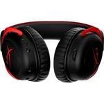 Kép 4/6 - HyperX Fejhallgató - Cloud II Wireless (Vezeték nélküli, USB, fekete/piros)