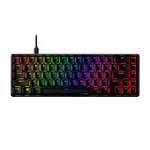 Kép 1/2 - HyperX Mechanikus Billentyűzet - Alloy Origins 65 (Vezetékes, USB, 65 gomb, HX Red switch, angol kiosztás, fekete)