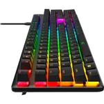 Kép 2/8 - HyperX Mechanikus Billentyűzet - Alloy Origins Aqua (Vezetékes, USB, 81 gomb, HX Aqua switch, angol kiosztás, fekete)