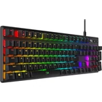 Kép 3/8 - HyperX Mechanikus Billentyűzet - Alloy Origins Aqua (Vezetékes, USB, 81 gomb, HX Aqua switch, angol kiosztás, fekete)