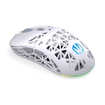 Kép 3/8 - Endorfy Wireless Egér - LIV Onyx White (Honeycomb, 26 000 DPI, ARGB, PixArt PAW3311, optikai, fehér)