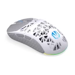 Kép 4/8 - Endorfy Wireless Egér - LIV Onyx White (Honeycomb, 26 000 DPI, ARGB, PixArt PAW3311, optikai, fehér)
