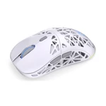 Kép 5/8 - Endorfy Wireless Egér - LIV Onyx White (Honeycomb, 26 000 DPI, ARGB, PixArt PAW3311, optikai, fehér)