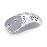 Kép 6/8 - Endorfy Wireless Egér - LIV Onyx White (Honeycomb, 26 000 DPI, ARGB, PixArt PAW3311, optikai, fehér)