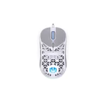Kép 8/8 - Endorfy Egér - LIV Onyx White (Honeycomb, 8000 DPI, ARGB, PixArt PAW3311, optikai, 1,8m, fehér)