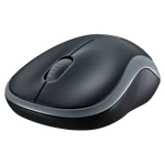 Kép 3/4 - Logitech Egér - M185 (Vezeték nélküli, Optikai, Notebook, 1000 DPI, szürke)