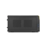 Kép 5/9 - Sharkoon Számítógépház - Shark Zone C10 (fekete; fekete belső; mITX; 2xUSB3.0; 2xUSB2.0; I/O; 120mm ventilátor)