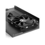 Kép 8/9 - Sharkoon Számítógépház - Shark Zone C10 (fekete; fekete belső; mITX; 2xUSB3.0; 2xUSB2.0; I/O; 120mm ventilátor)