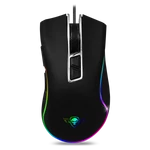 Kép 3/11 - Spirit of Gamer Egér - PRO-M6 RGB (4800DPI, 500Hz, 8 programozható gomb, RGB LED, 1,8 m harisnyázott kábel, fekete)