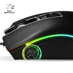 Kép 7/11 - Spirit of Gamer Egér - PRO-M6 RGB (4800DPI, 500Hz, 8 programozható gomb, RGB LED, 1,8 m harisnyázott kábel, fekete)